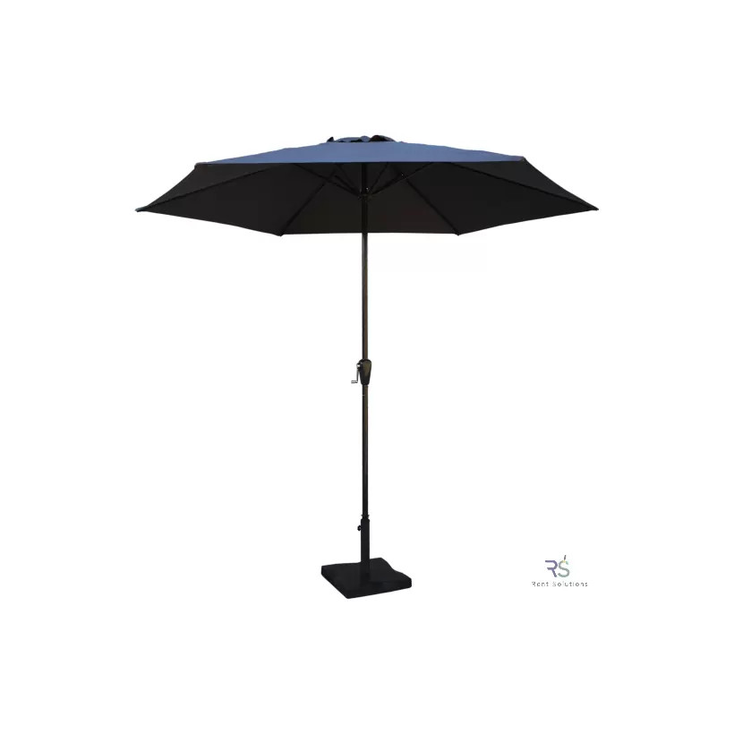 Large parasol with base